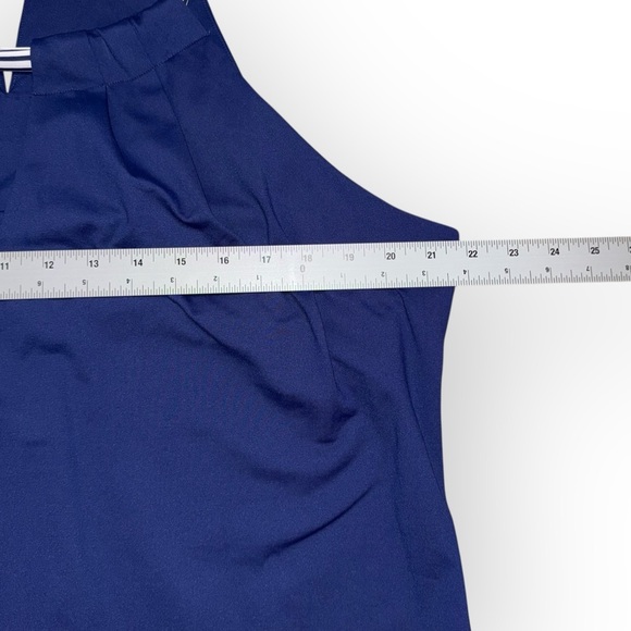 NWT TOMMY BAHAMA Aubrey Playa Del Ray Island Zone Halter Dress XL - Island Navy - Picture 13 of 13